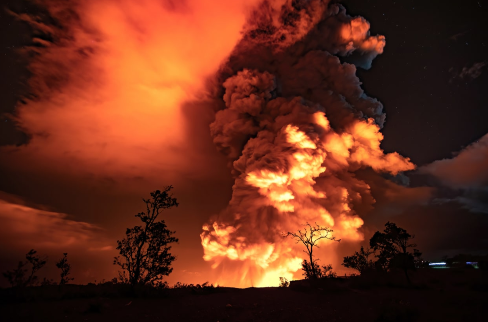 извержение вулкана Килауэа