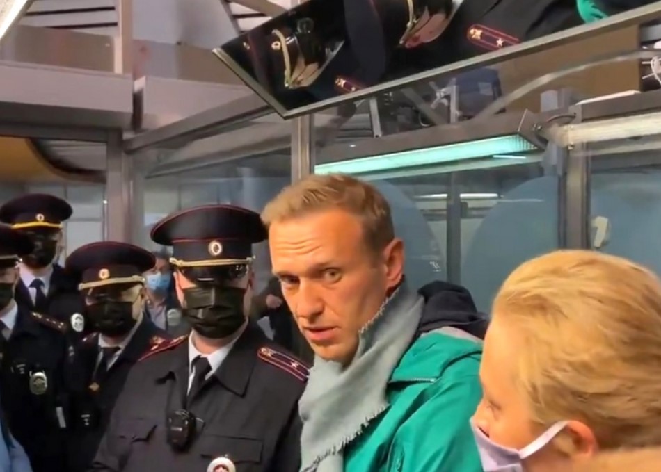 Навального арестовали
